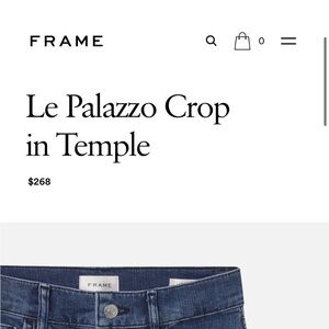 Frame Le Palazzo Crop sz 27